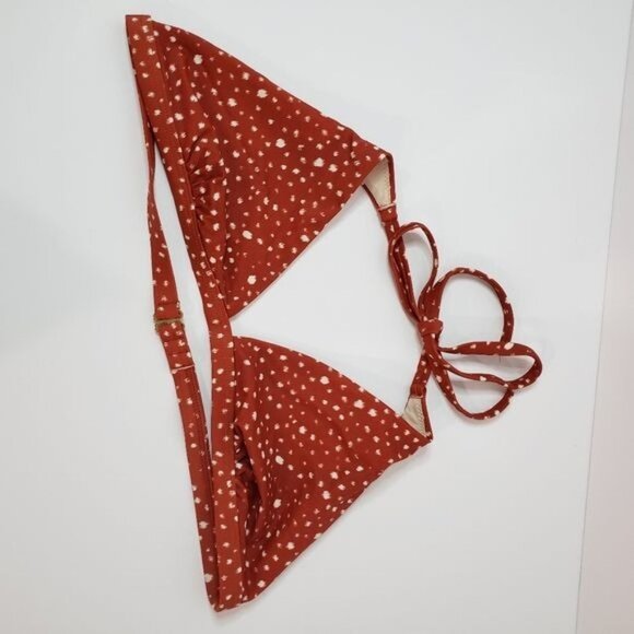 Chelsea28 Red‎ Elevated Triangle Bikini Top - Picture 2 of 8